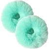 Set of 2 Mint Fur Scrunchies, Hair Ties, Choice of Mint Fur, Gentle On Hair, High Elasticity, Stylish Hair Accessories for Women, Mother's Day Gift