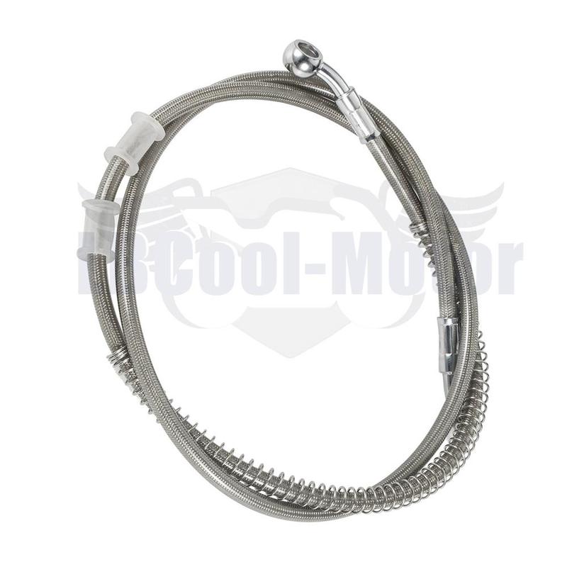 

390mm-2500mm Universal Brake Oil Cable Hose Line Fit For Honda Yamaha Suzuki Kawasaki Harley Davidson Triumph BMW KT Length 390mm