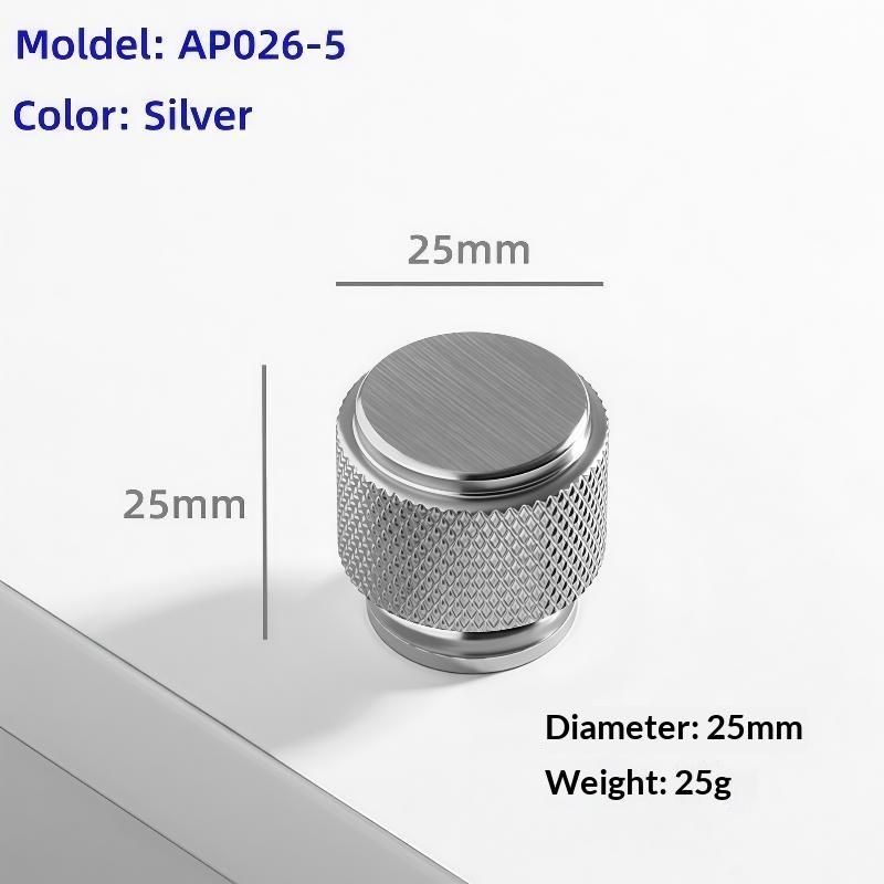 Simple Round Drawer Knobs In Various Shapes Aluminum Alloy Furniture Handles Kitchen Cabinet Handles Decorative Hardware