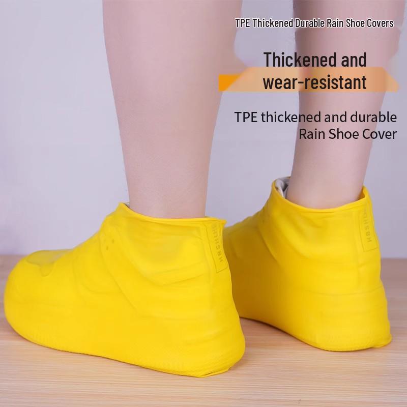 Waterproof Thickened Non-Slip Latex Overshoes for Men & Women - Portable Outdoor Rain Boots