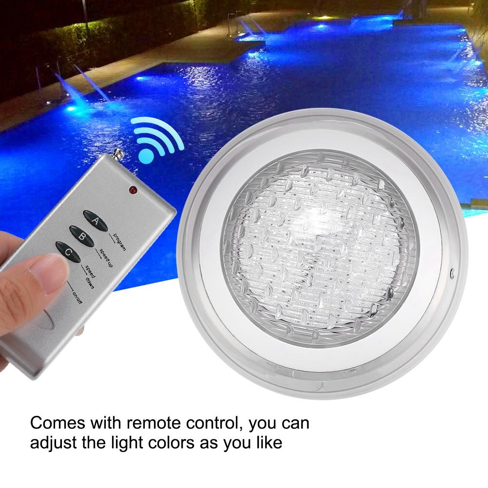 AC12V 35W 360LED RGB Underwater Light Multicolor Waterproof Pool Lamp with Remote Control
