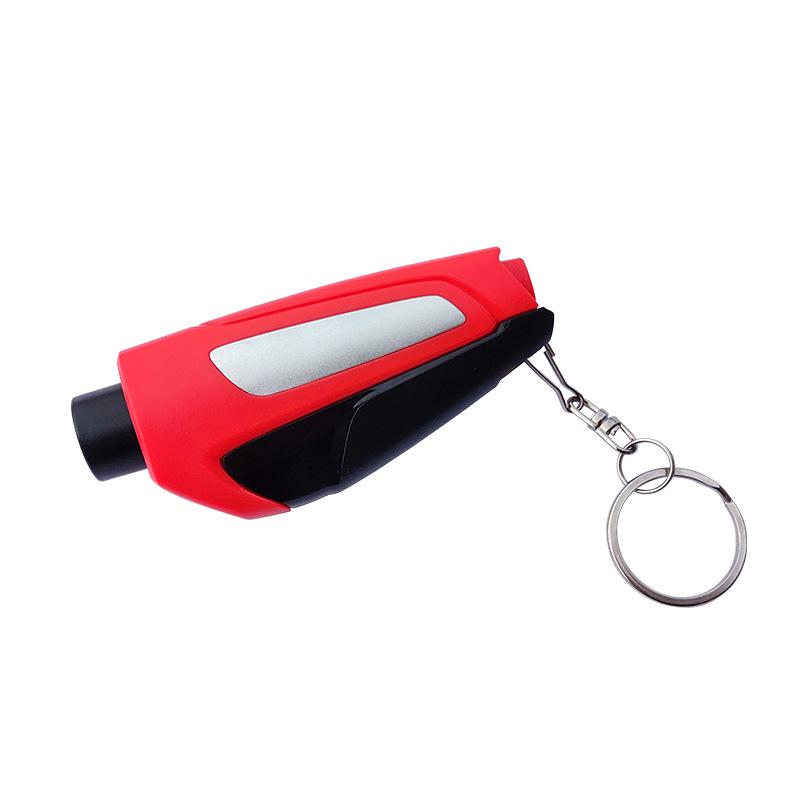 Tungsten Steel Multifunctional Keychain Safety Hammer: Lifesaving Escape Tool & Window Breaker for Sedans, Trucks, Firefighters.