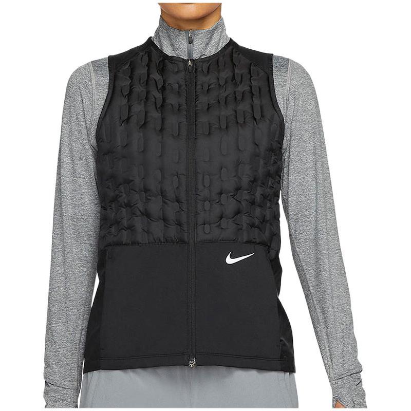 Nike Damen Steppweste mit Logo-Stickerei, warm, schwarz DD6064-010
