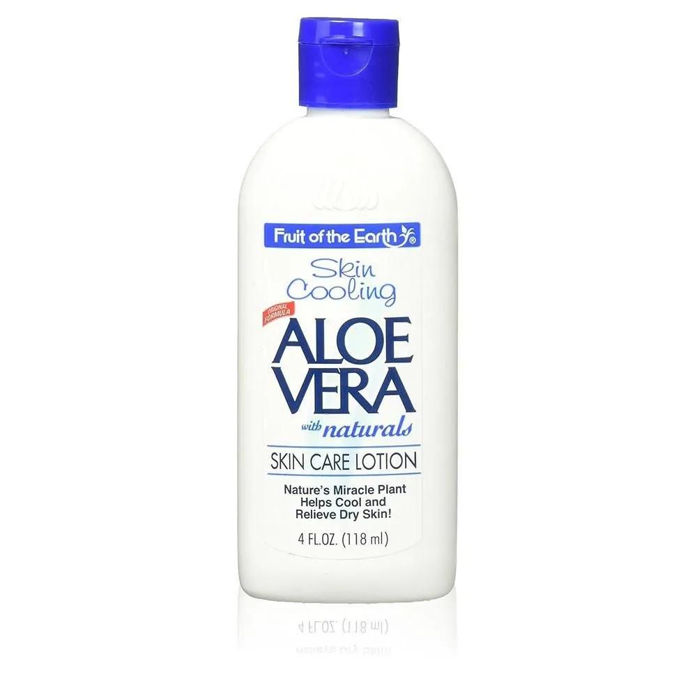Fruit of the Earth Skincare Lotion 118ml 1 Pack Aloe Vera Fruit of the Earth Aloe Vera Lot, 4 oz.