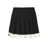 Color Block Mid Rise Sports Elastic Skirt Kids Skirts KG7842
