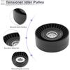 Motoforti Drive Belt Idler Pulley for Suzuki Grand Vitara 2005-2015 Serpentine Tensioner Pulley Idler with Bolt Washer No.1753078K01 Plastic Black 1