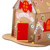 Cardboard Sets, Christmas DIY Room Table Decoration, Handmade Paper Material, Project Art for