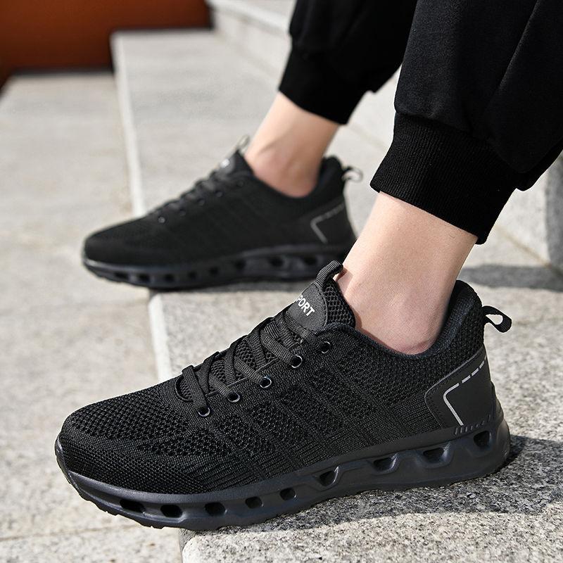 Thick Platform Cushioned Insole Breathable Mesh Upper Man Casual Sneaker Light Basketball Trends 2025 Gym Sports Shoes for Men