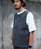 Snow Peak Sulfur Dyed Fade Painted Vest Outerwear Vest CHARCOAL M VT-26SU004 Mid-layer Men's Women's