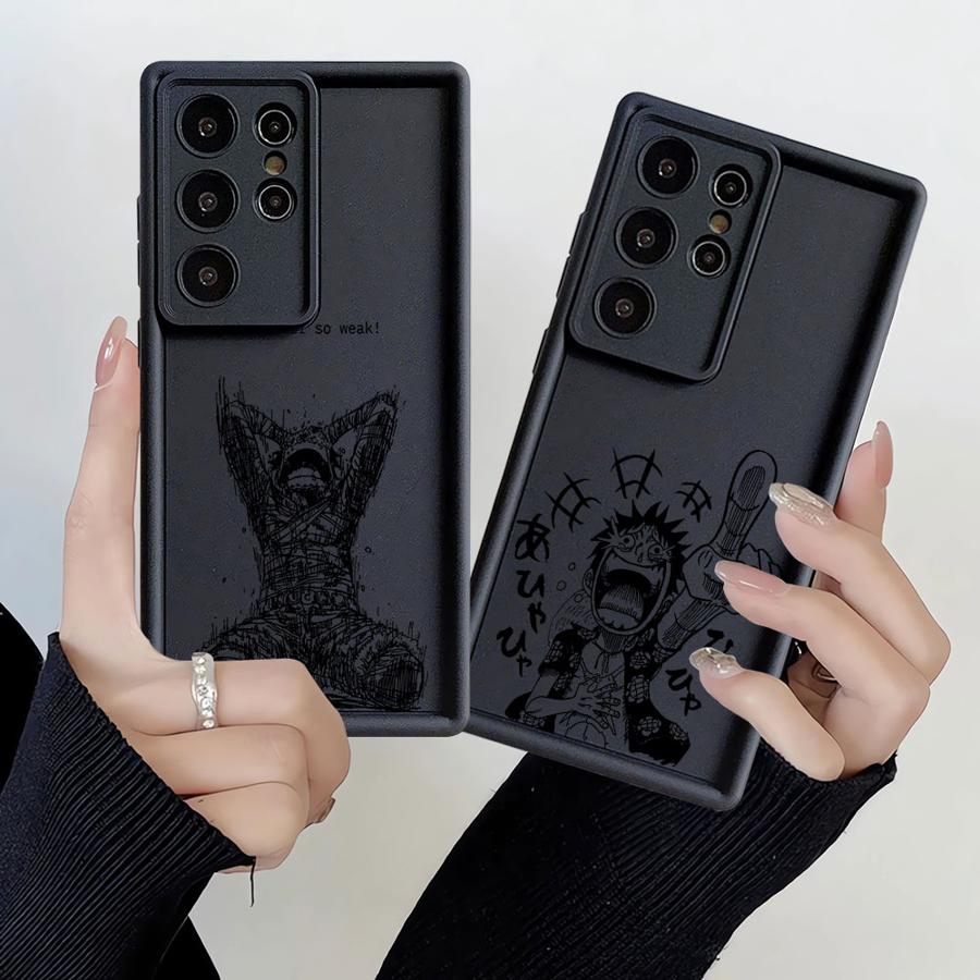 Phone Cover Case for Samsung Galaxy S24Ultra S25 Edge S21 S24 Plus S22 S23 FE S20FE S25 Ultra Anime ONE PIECE Luffy