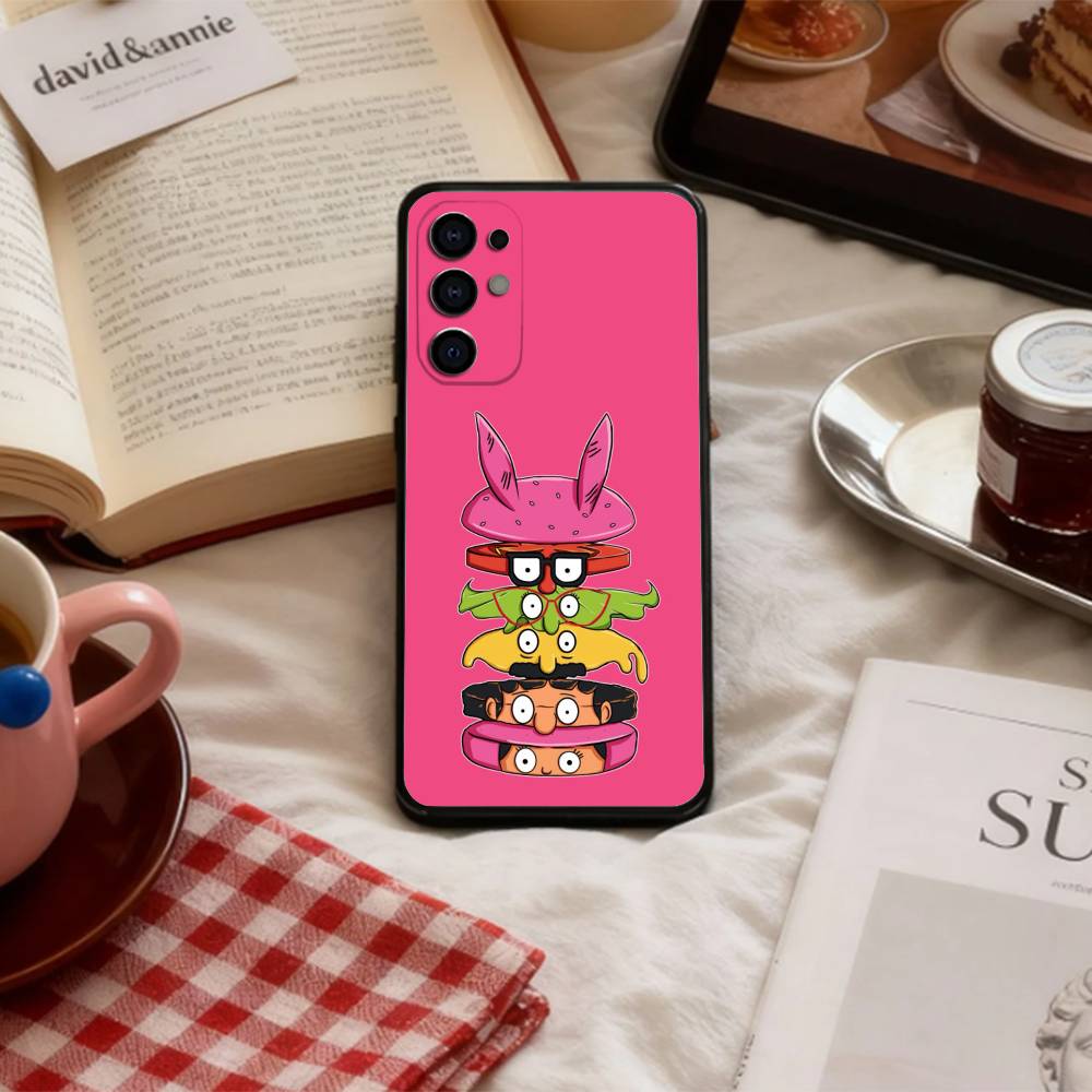 Funny Family Bob's Burgers Phone Case For Samsung S 25,24,23,22,30,21,10,9,Ultra,Plus,Lite,FE,4,5 G Soft Black Case