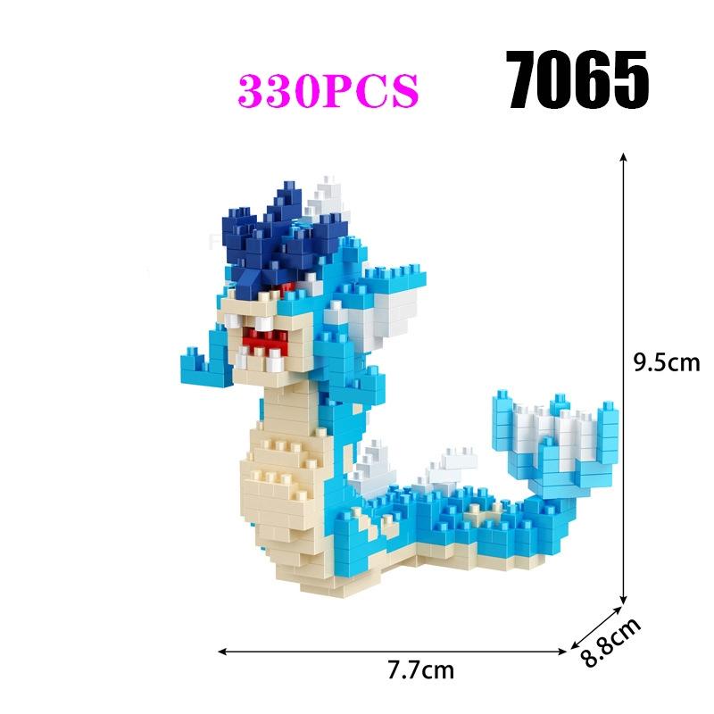 Funny Pokemon Building Blocks Assembly Anime Picachu Charizard Doll Blastoise Bulbasaur Gengar Pokémon Bricks Toy for Kid Gift