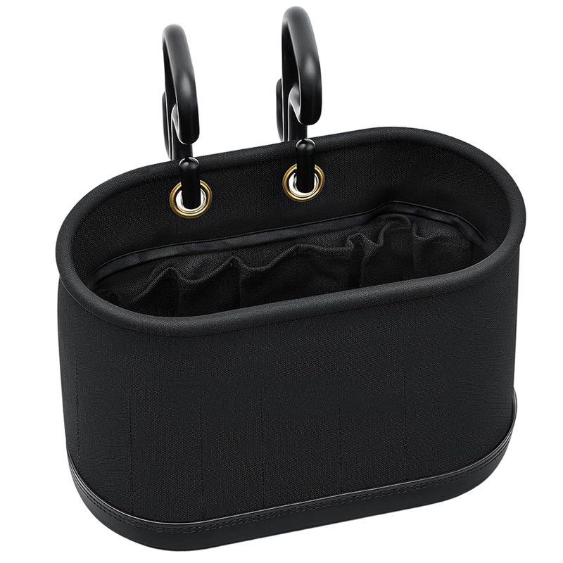 B97A-Canvas Bucket Bag With Hooks Aerial Oval Lineman Tool Bucket With 15 Pockets For Industrial Maintenance Tool Organizer