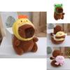 Charming Capybara Plush Keychain Soft Toy In Various Designs Ideal For Collectors And Gift Givers