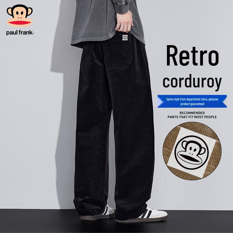 Paul Frank Men's Corduroy Relaxed Straight-Leg Casual Pants
