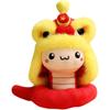 Snake Stuffed Animal Chinese New Year Snake Plush Toy, Collection Statue Kids Plush Snake Toy Snake Doll Toy for Office Dorm, 40cm red