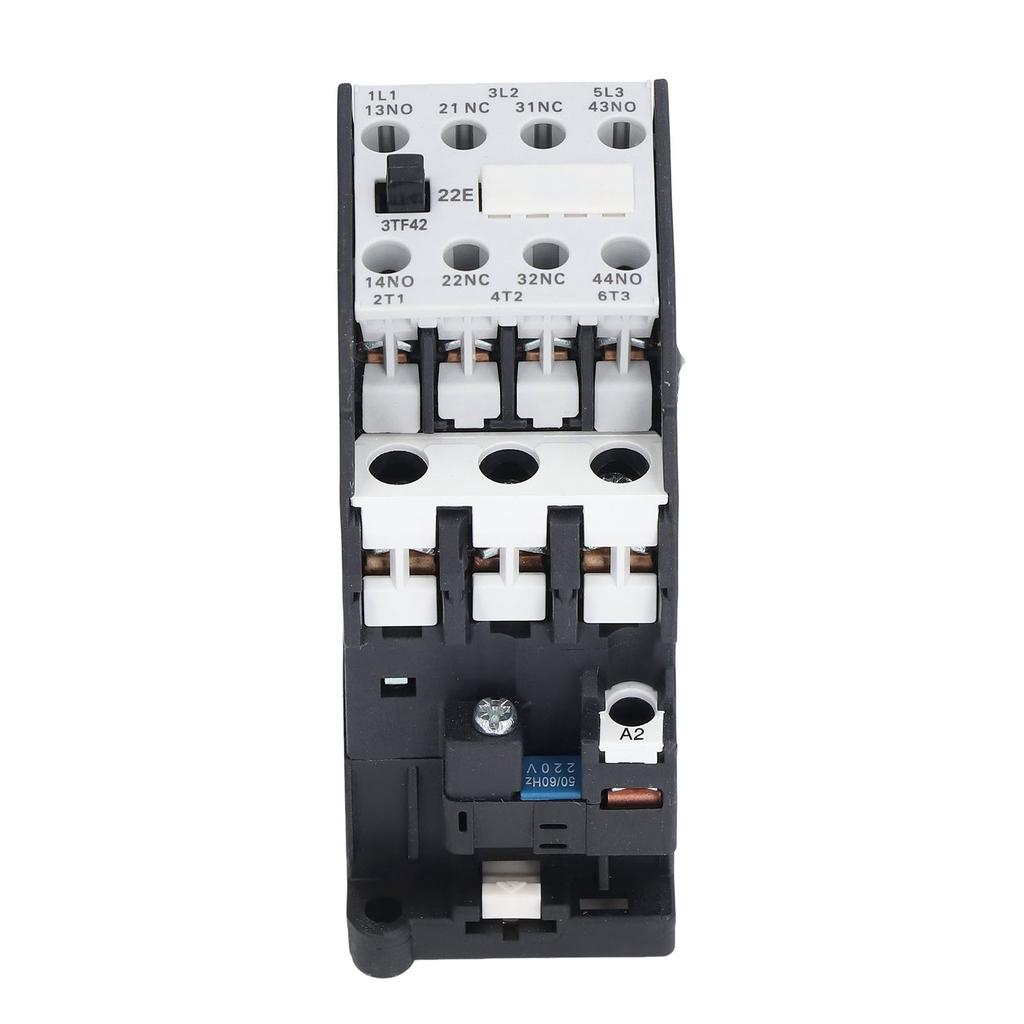 AC Contactor DIN Rail Mount Household Circuit Control Contactor 220V 50/60Hz 16A 2NO 2NC 3TF42
