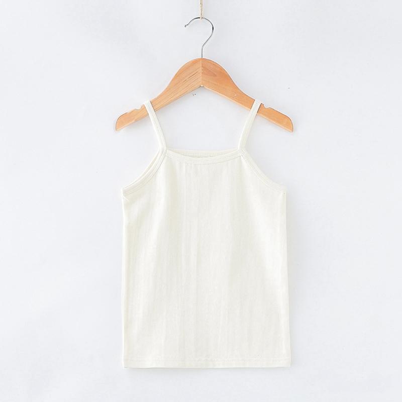 

Детский однотонный хлопковый жилет на камзоле 120 белый