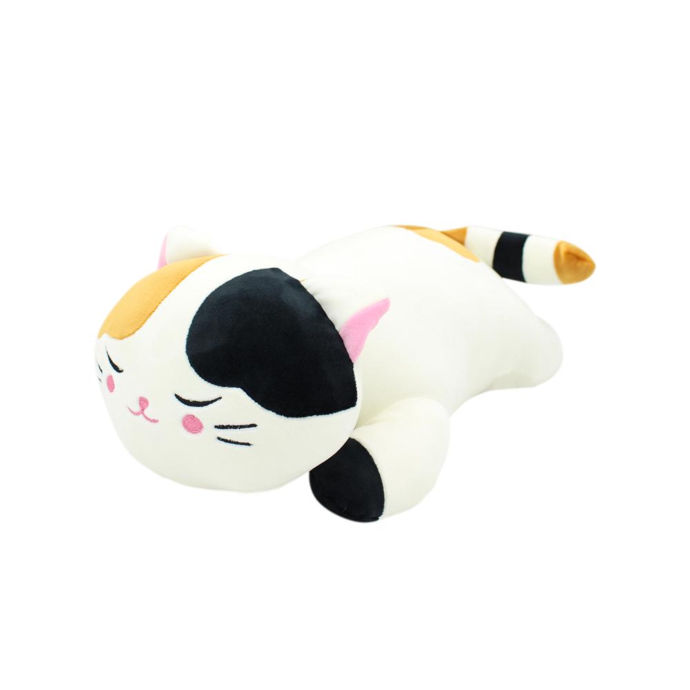 Custom Cartoon Animal Plush Toy Cat Weighted Plush Stuffed Pillow Anxiety Relief Stress Weighted Plush Toy 40cm length
