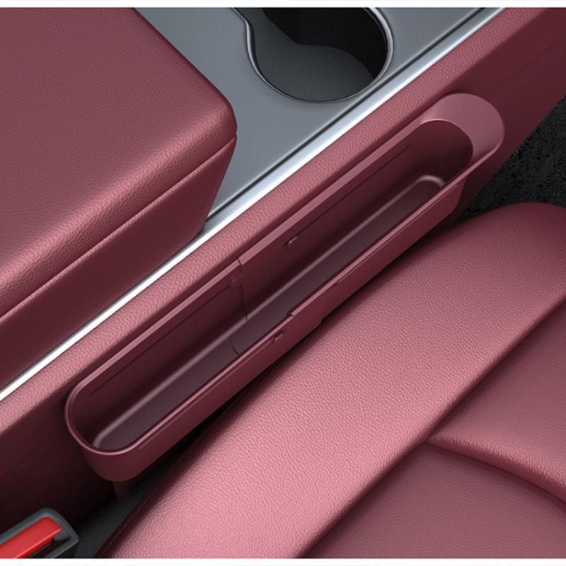 Car Seat Side Gap Filler Adjustable Console Crevice Catcher Bag Automotive Multifunction Interior Storage Organizer For Vehicle