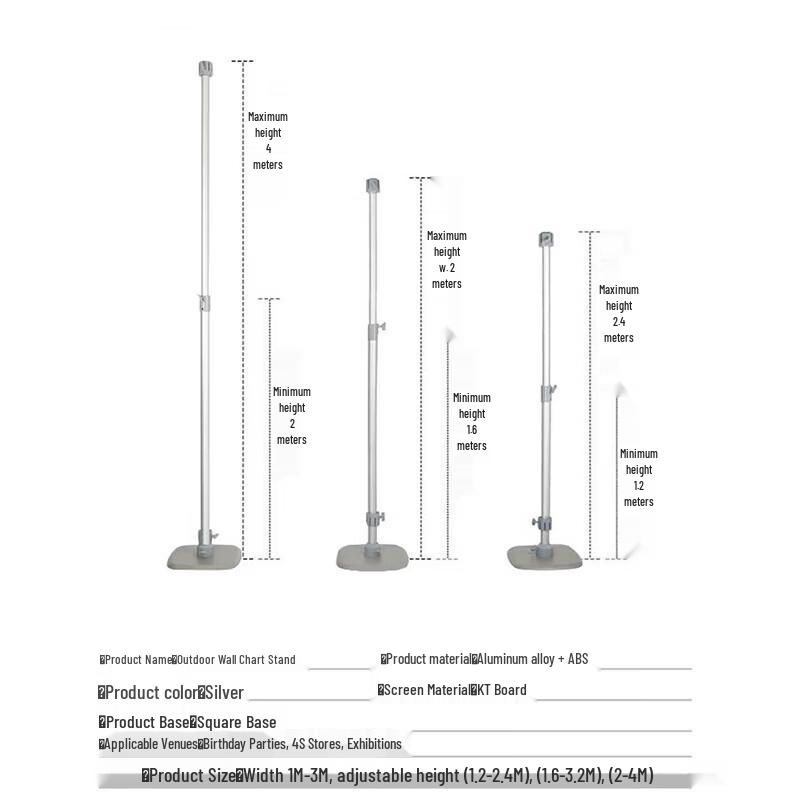 Outdoor Retractable Map Display Stand