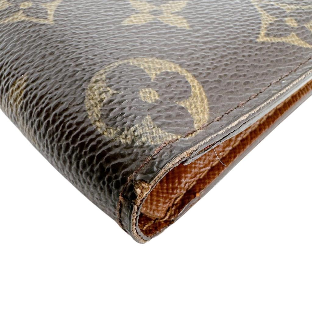 Louis Vuitton Cartes Crdit Monet Wallet Monogram Canvas Brown Unisex M61665 Used