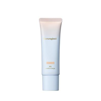 Makeup Cream BB 02 Medium Beige Skin 27g Sunscreen Makeup Base Skincare Ingredients Organic (Natural Tone) SPF50+ PA+++ Soap-Removable