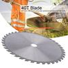40T 25.5cm Diameter 2mm Thickness Grass Round Cutting Blade Replacement for Brush Cutter