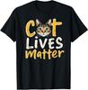 Katzen Leben Zählen Shirt T-Shirt Herren Damen T-Shirts Oberteil