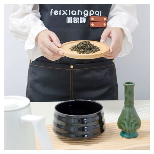 100-Stand Matcha Whisk, Made of ABS Plastic, Chasen (Chasen) Whisk Tool (Green)