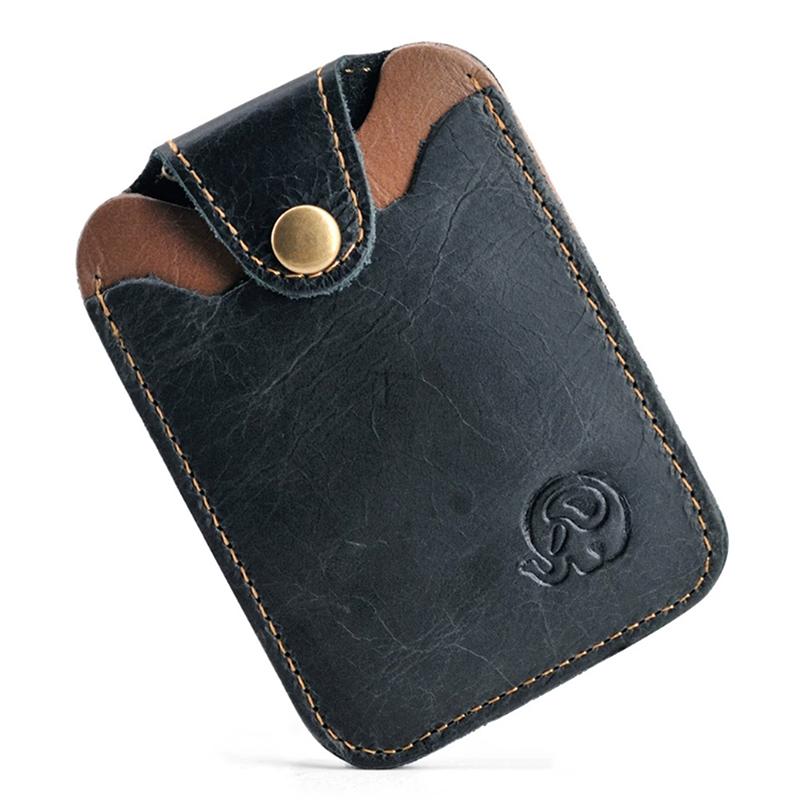 Classic Slim Leather Multi-Functional Card Holder Front Pocket Wallet With Card Slots Protector Card Sleeve