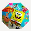 1pc SpongeBob SquarePants and Patrick Star Automatic Opening and Closing Umbrella, Portable Small Umbrella for Men and Women P090