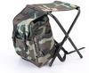 Backpack Chair, Foldable Backpack Stool, Chair Bag, Stool, 100kg Weight Capacity, Lightweight, Large Capacity, Travel Chair