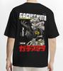 Japanese Anime Manga Gachiakuta Back Printed Tshirt Men Women Street Y2k Oversized Short Sleeve Harajuku Female Male Clothing