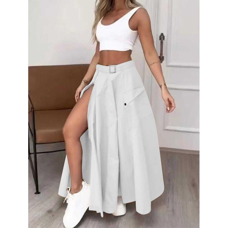 Slim Long Skirt Women Dress Export Fashion Casual Skirt Special Split Long Skirt Summer