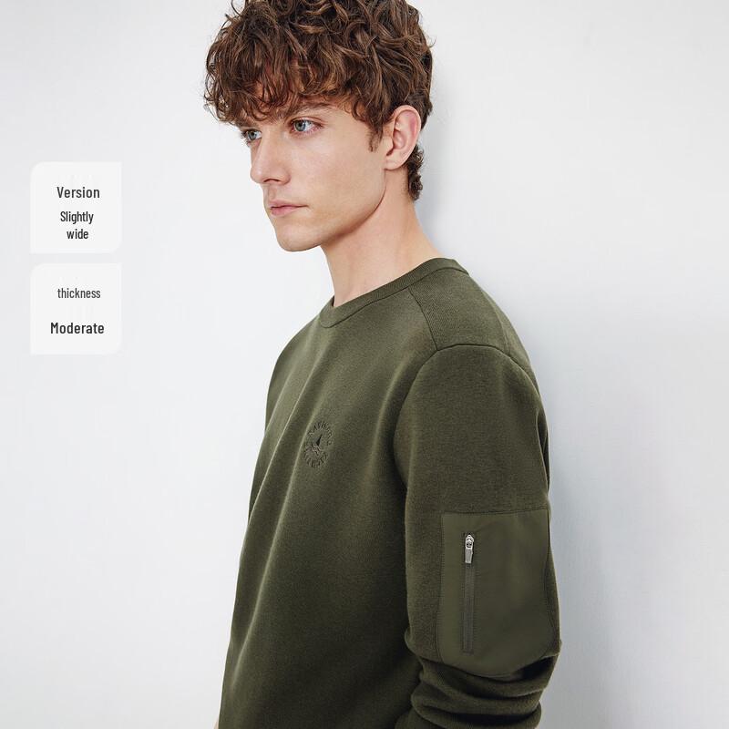 Navigare Men's 2025 New Collection Cotton Round Neck Knit Sweater