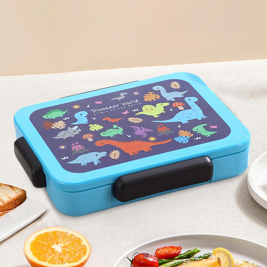 Mittagessenbehälter für Kinder 5 Fächer Snackbox Behälter Auslaufsicher Küchengeschirr für Meer Sommer Pendeln Lange Fahrt
