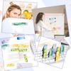 Shile Suit Magnetic Bookmark Cartoon Watercolor Reading Book Page Label Folder Gift Hand Account Magnetic Bookmark