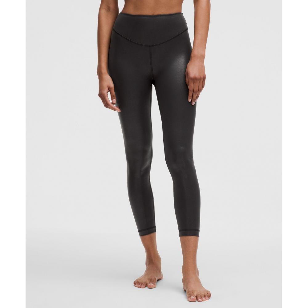 

Lululemon WUnder Under Smoothcover Tight 25 Foil Radiate Foil Print Black 4