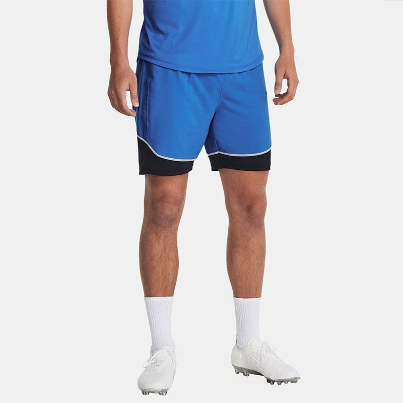 Under Armour Challenger Pro Letter Logo Print Elastic Waist Training Shorts Men shorts Light-Blue 1379453-464
