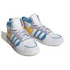 Adidas Neo 100Db Mid Synthetic Leather Fashion Slip Resistant Durable High Top Skate Shoes Women Skate Shoes White GY4796