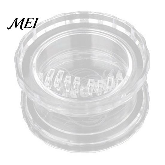 Manual Garlic Masher Mincer Tool, Multi-Purpose Rotating Press, Bite-Teeth Crushing Pickling Ingredient Chopper Structure Masher, Transparent Easy To
