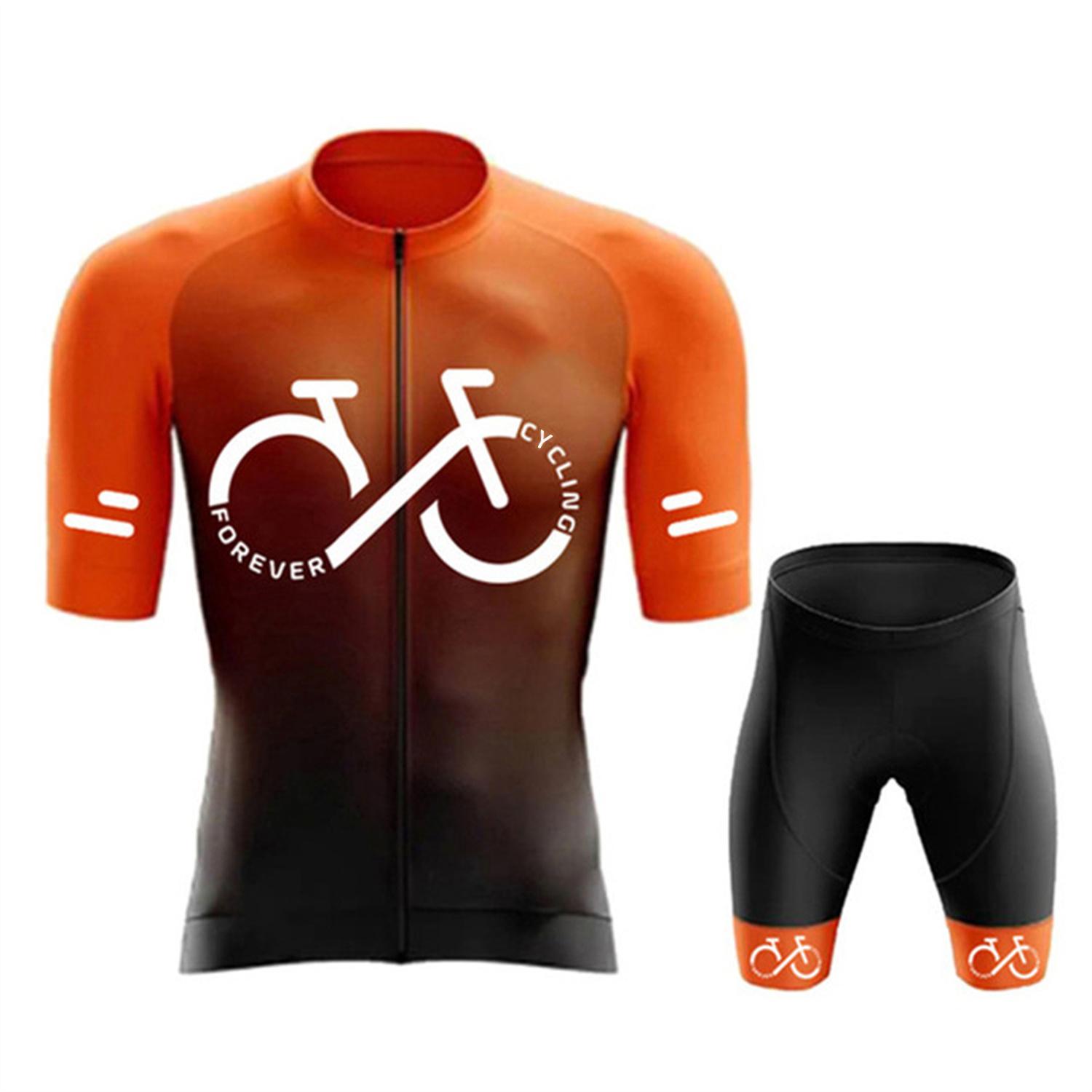 

Літній комплект для велоспорту Велосипедний одяг з коротким рукавом Чоловічий велоодяг Велосипедний костюм MTB Велосипедний одяг Ropa Ciclismo Hombre S