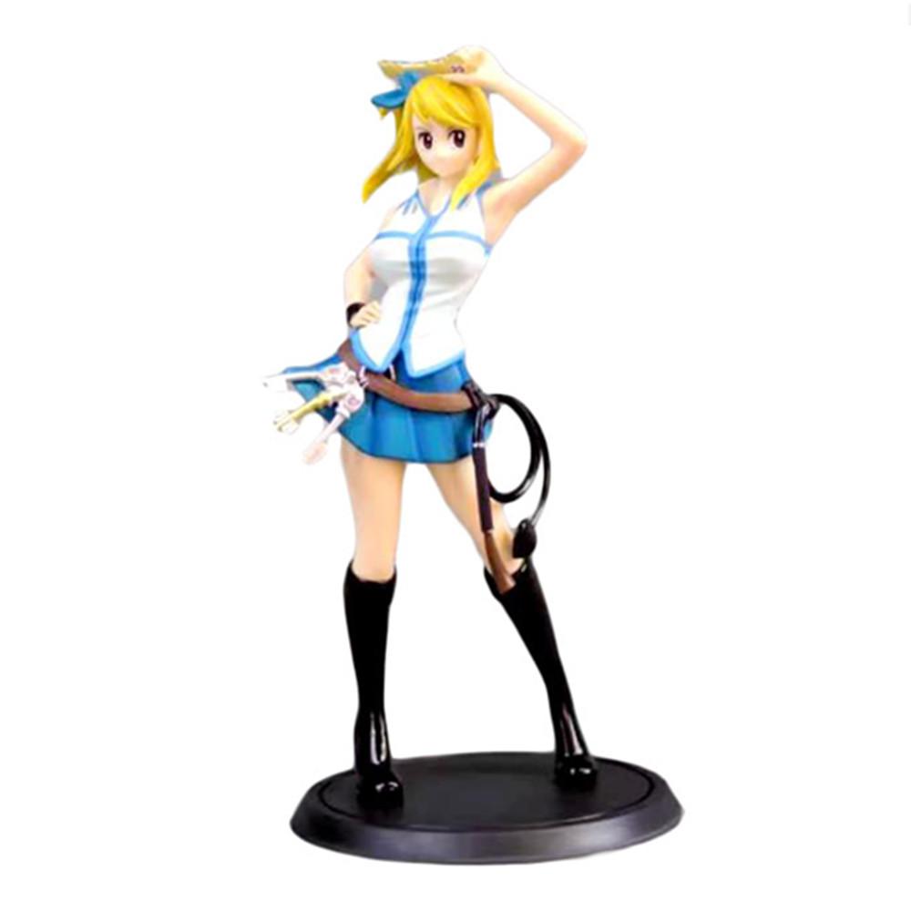 1 шт. Фігурки персонажів Fairy Tail Нацу Маг Ерза Червона Грей Люсі Модель з ПВХ Світ, Спо́внений Магії Колекція Дитячий Подарунок Іграшка