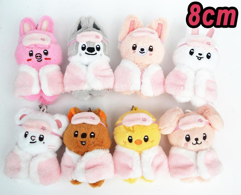 45-50cm Plush Keychain Toy Wolfchan Keychain Kawaii Cartoon Stuffed Animal Plushie Doll Large Sleeping Pillow Gift
