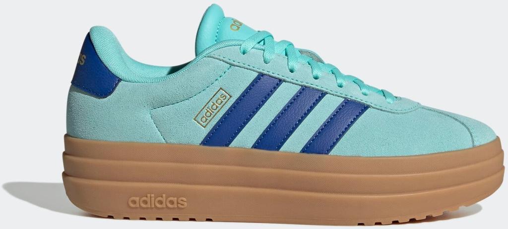 Женские кроссовки Adidas VL Court Bold бирюзовые/темно-синие