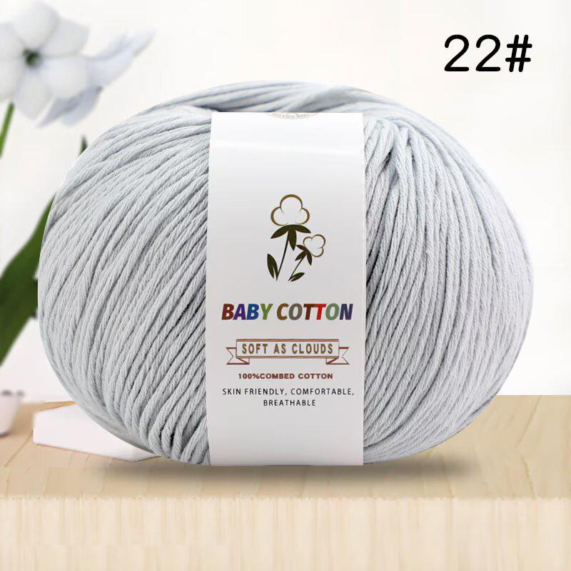 Pure Xinjiang Cotton Yarn for Children's Knitting and DIY Crochet Projects
