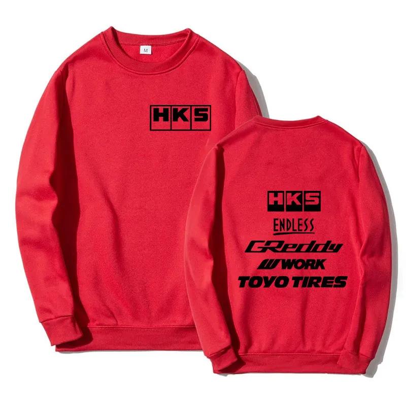 Pánská mikina s kapucí Cool Pullovers Japonsko JDM Upravené auto HKS ENDLESS Mikina Pánská Vintage Ležérní Dlouhý rukáv Pulovry & Dlouhý rukáv Pánská