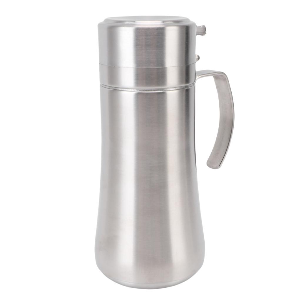 Stainless Steel Olive Oil Dispenser Bottle Vinegar Can Pot Leakproof Oil Container with Lid for Kitchen Cooking BBQ