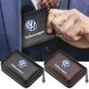 Genuine Leather Car Driver's License, ID Card, Bank Card Wallet For Volkswagen Polo Passat B5 B6 B7 T4 T5 4 5 6 Tiguan Jetta Gol